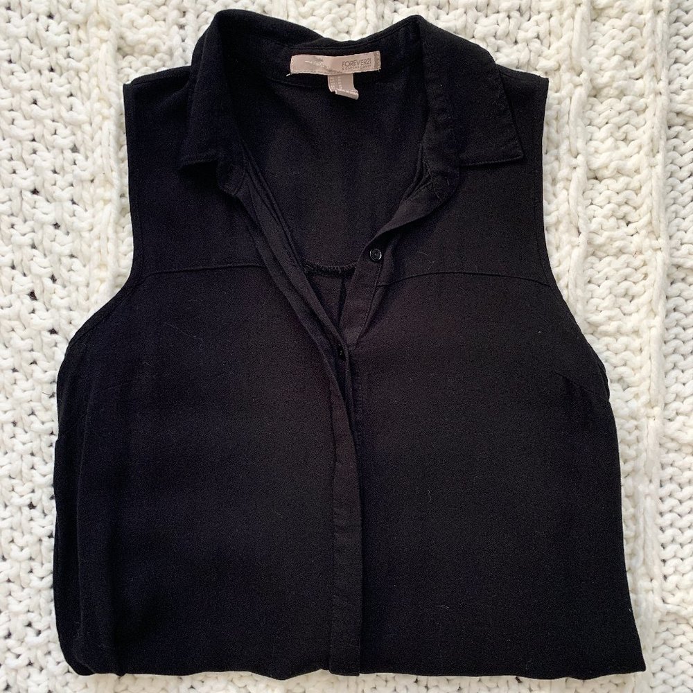 Black Button Down